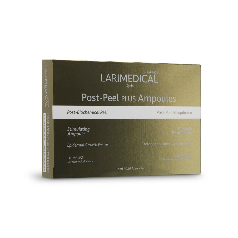 LARIMEDICAL POST-PEEL PLUS AMPOULES  For Skin Regeneration and  Younger Appearance 7u x 2ml