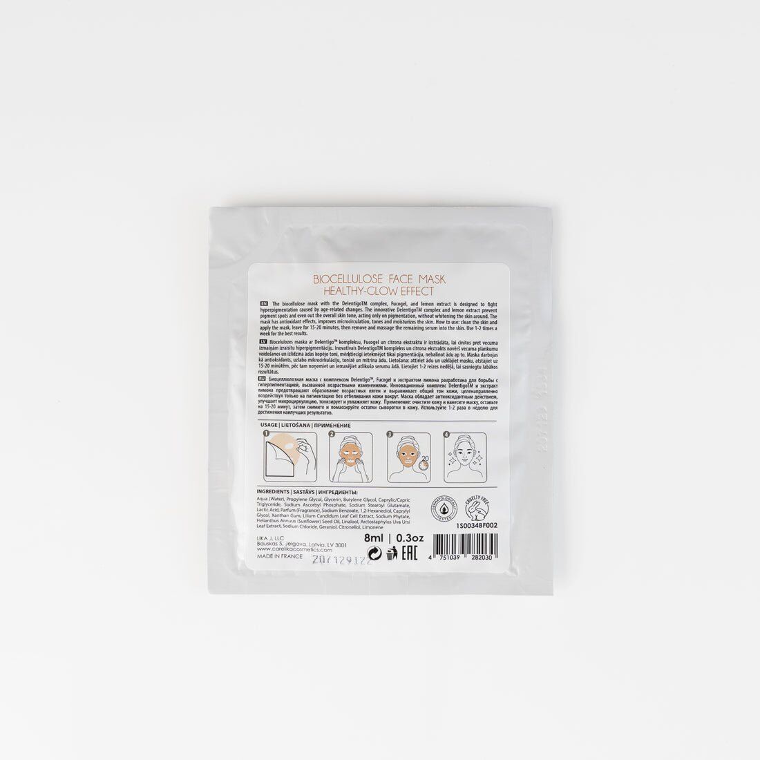 Biocellulose Face Mask Brightening with Vitamin C - Image 2